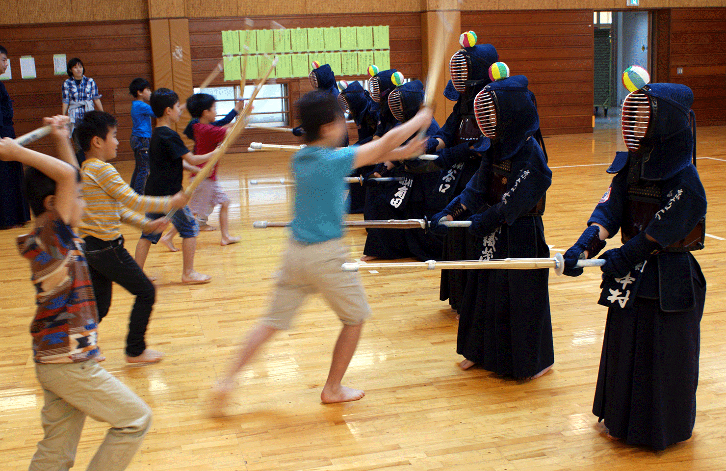 2015年フェスティバルにて剣道体験